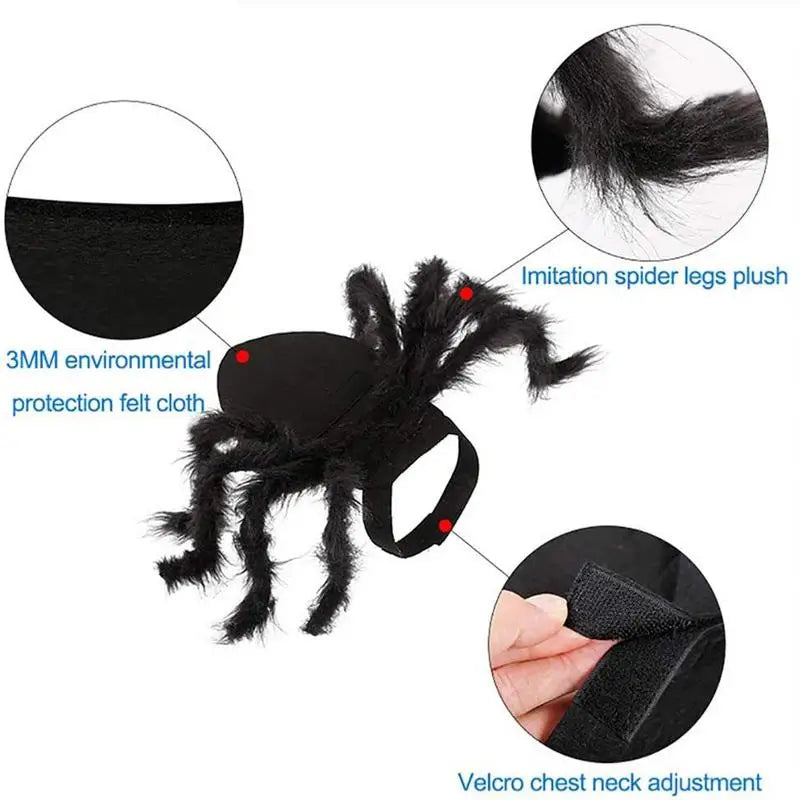 Spider Halloween Costume – For Cat, Puppy or Small Dog