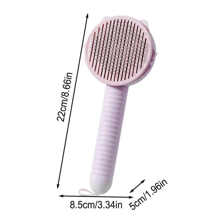 Dog and cat grooming brush: softness, complicity, less hair