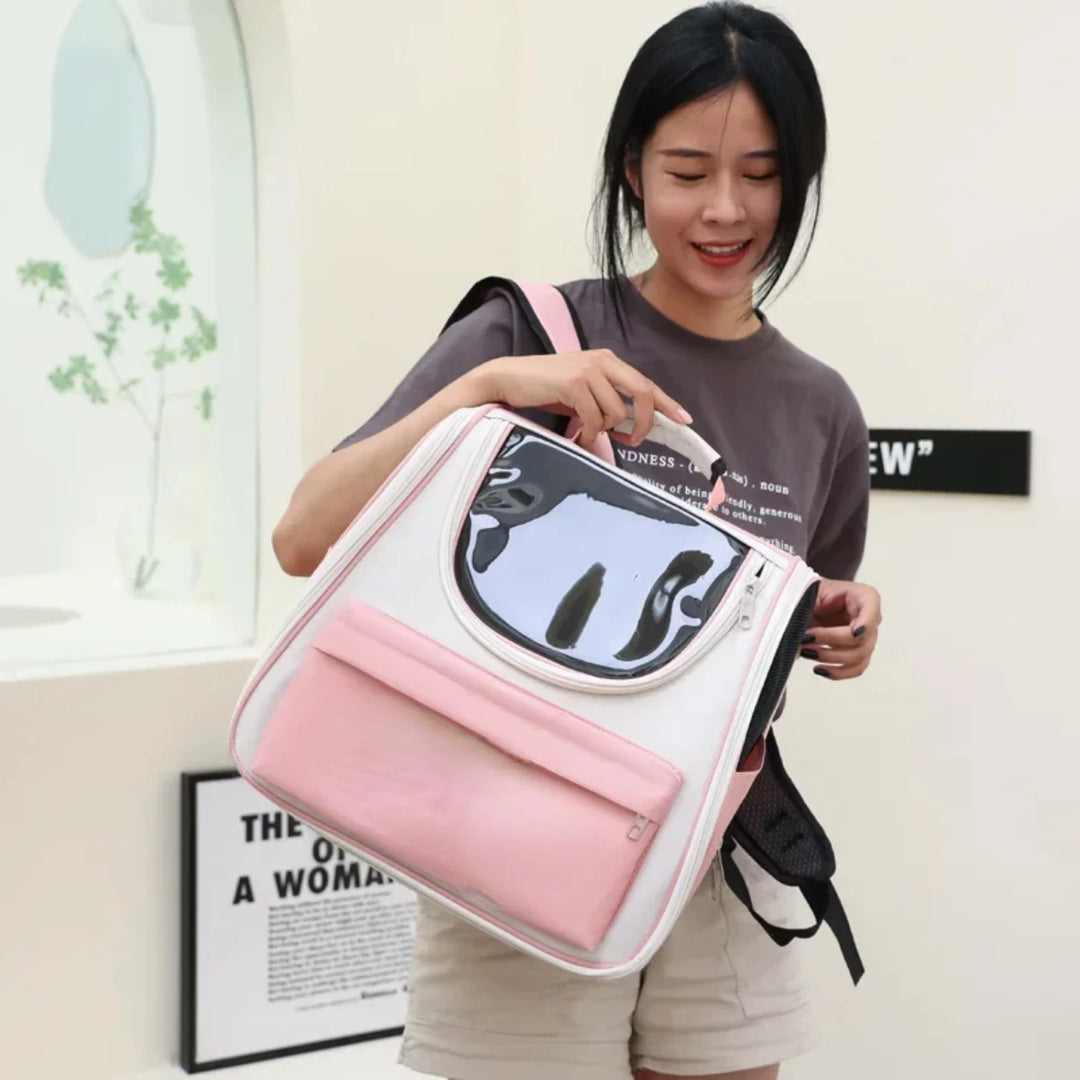 Cat &amp; small dog carrier bag: airplane, comfort, freedom