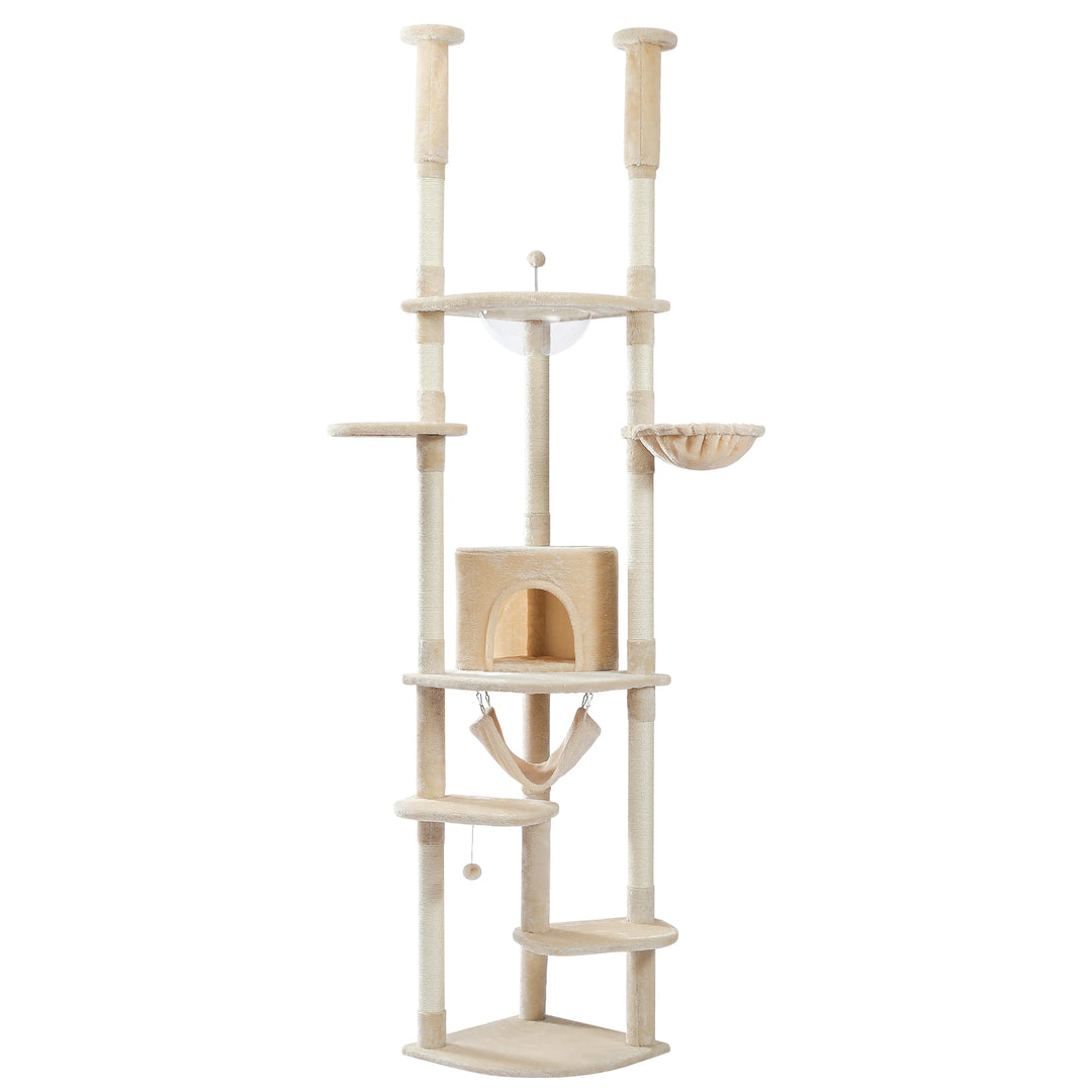 Sovereign Cat Tower – 7 levels, condo, hammocks &amp; transparent perch