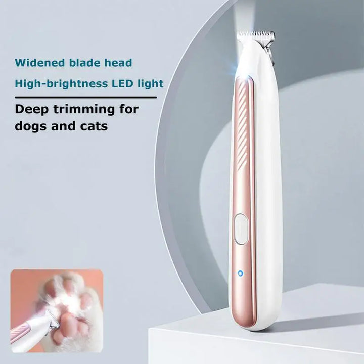 Dog &amp; cat paw clippers: gentle, LED, stress-free