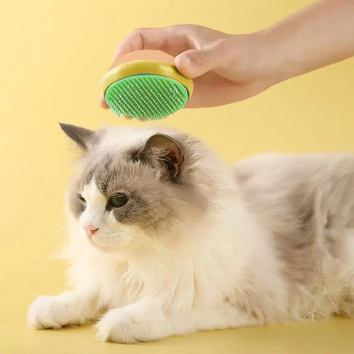 Soft detangling cat and dog brush for stress-free grooming