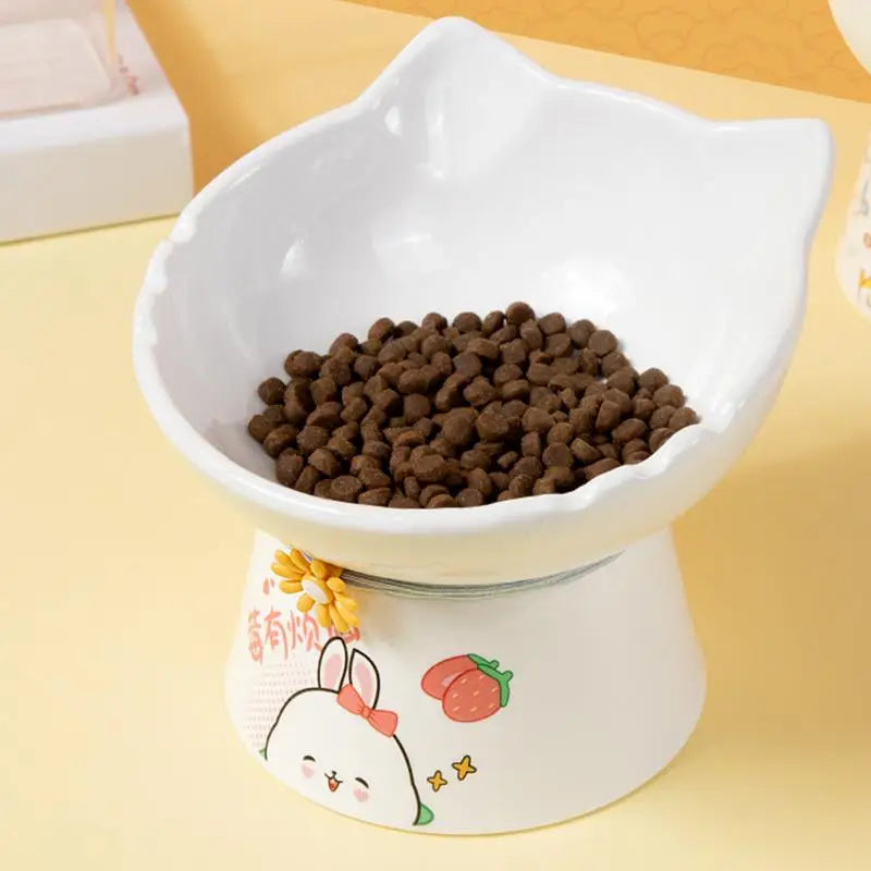 Raised Cat Bowl – Pain-Free Eating Every Day