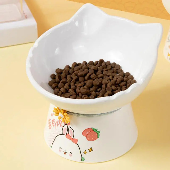 Raised Cat Bowl – Pain-Free Eating Every Day