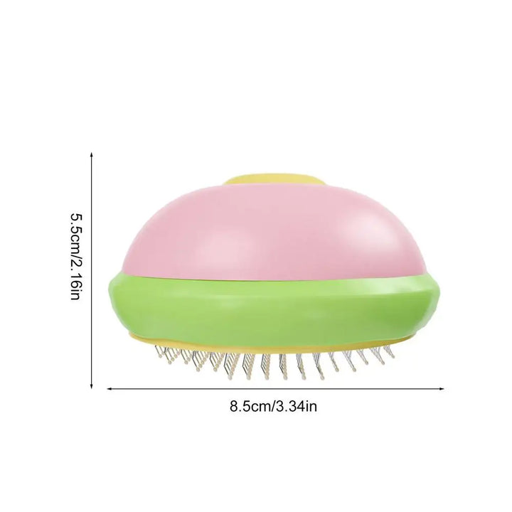 Soft detangling cat and dog brush for stress-free grooming