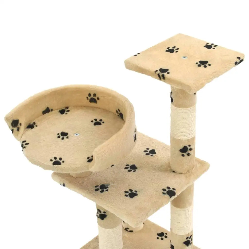 Small cat tree 65 cm – A soft and sturdy cocoon for a small space