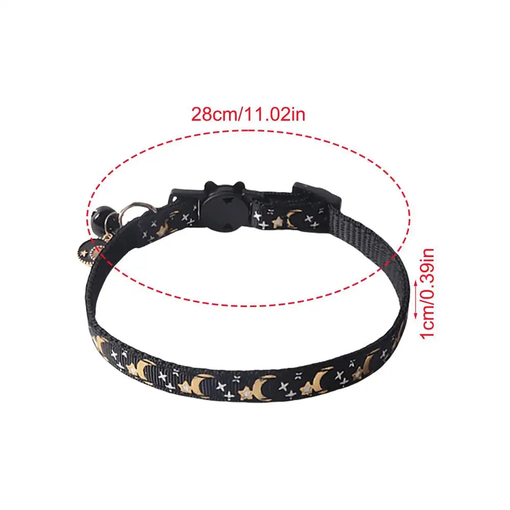 Moon &amp; Star Cat Collar: Sacred Bond &amp; Celestial Style