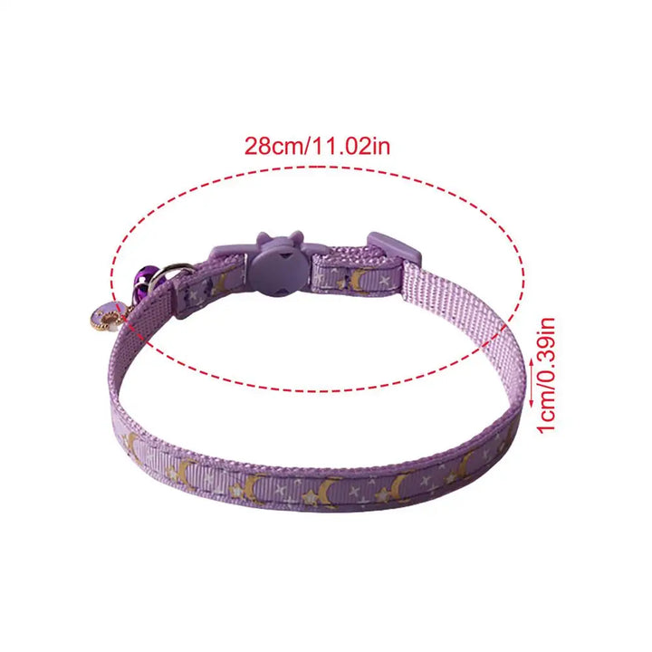 Moon &amp; Star Cat Collar: Sacred Bond &amp; Celestial Style