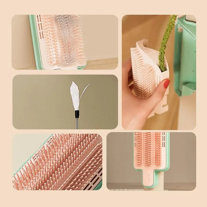 Catnip wall brush: independent relaxation and happy corner