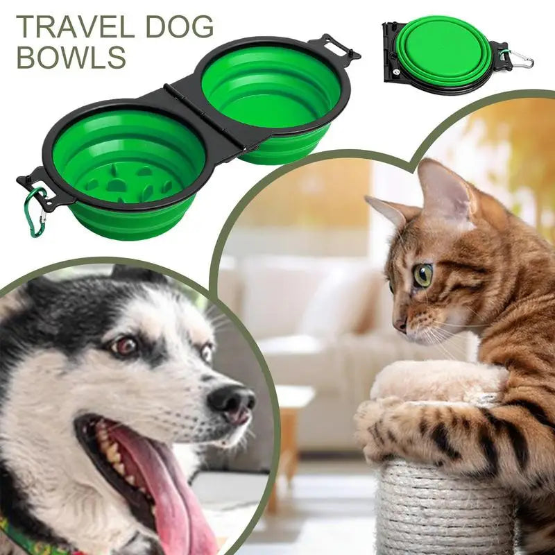 Foldable dog bowl – Drink and eat anywhere, without constraints