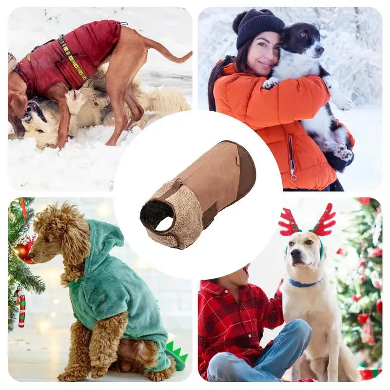 Adjustable winter coat with warm wool lining
