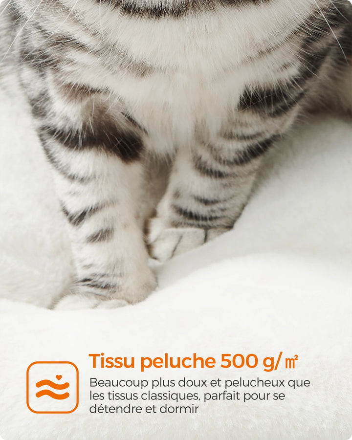 138 cm Cat Tree – A Soft Haven for Sensitive Cats