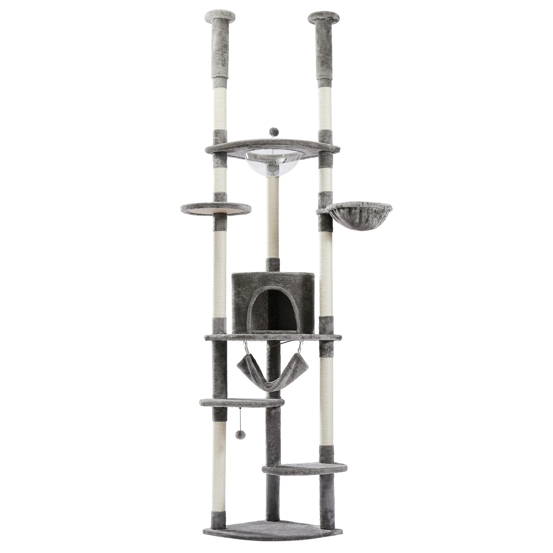 Sovereign Cat Tower – 7 levels, condo, hammocks &amp; transparent perch