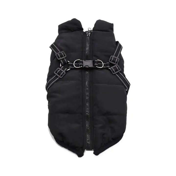 Warm coat with integrated harness – Peaceful winter for your dog