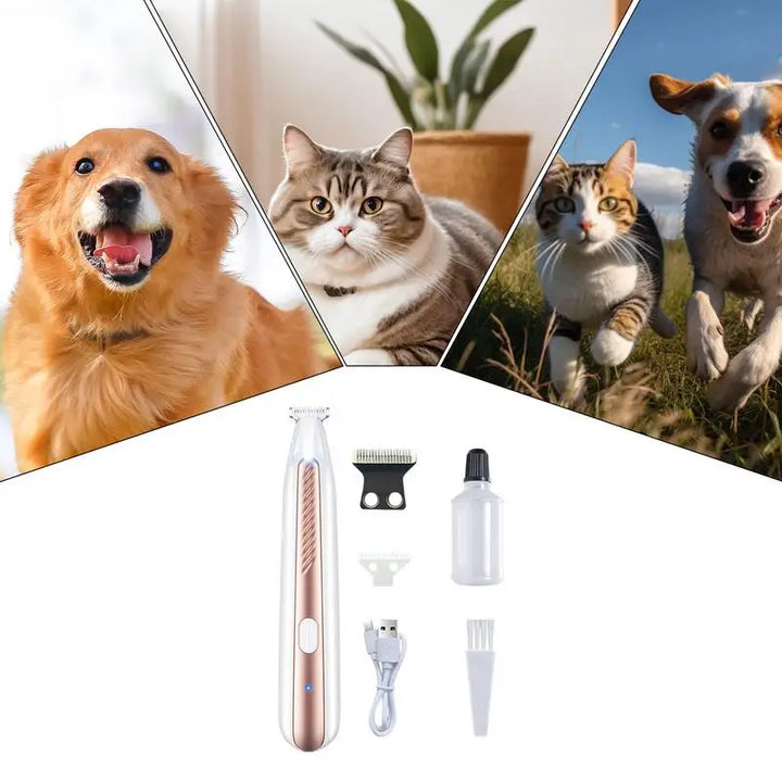 Dog &amp; cat paw clippers: gentle, LED, stress-free