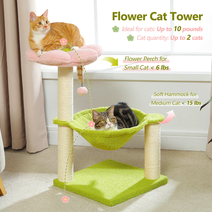 Flower cat tree: softness, style &amp; serenity every day