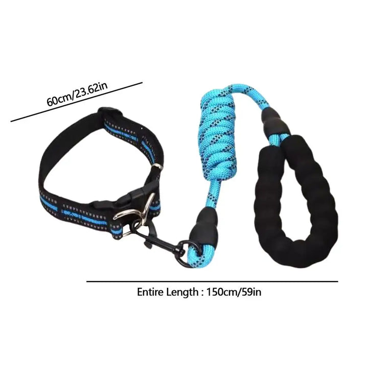 Reflective dog collar – For walks even in the shade