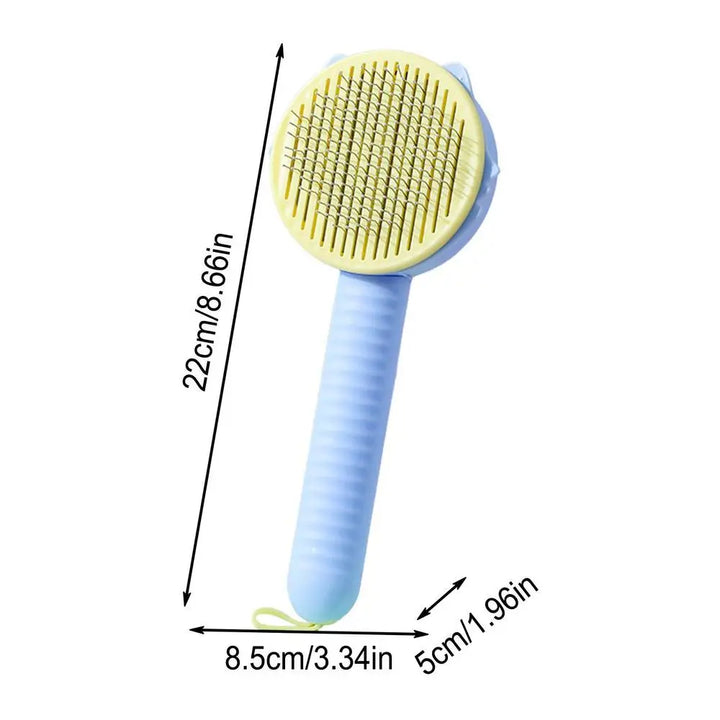 Dog and cat grooming brush: softness, complicity, less hair
