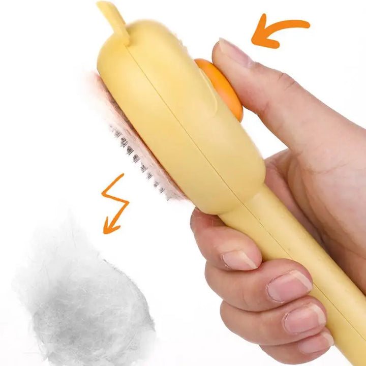 2-in-1 anti-shedding cat comb: gentle care, immediate massage effect