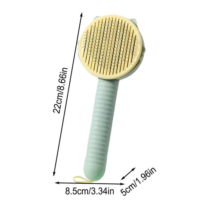Dog and cat grooming brush: softness, complicity, less hair