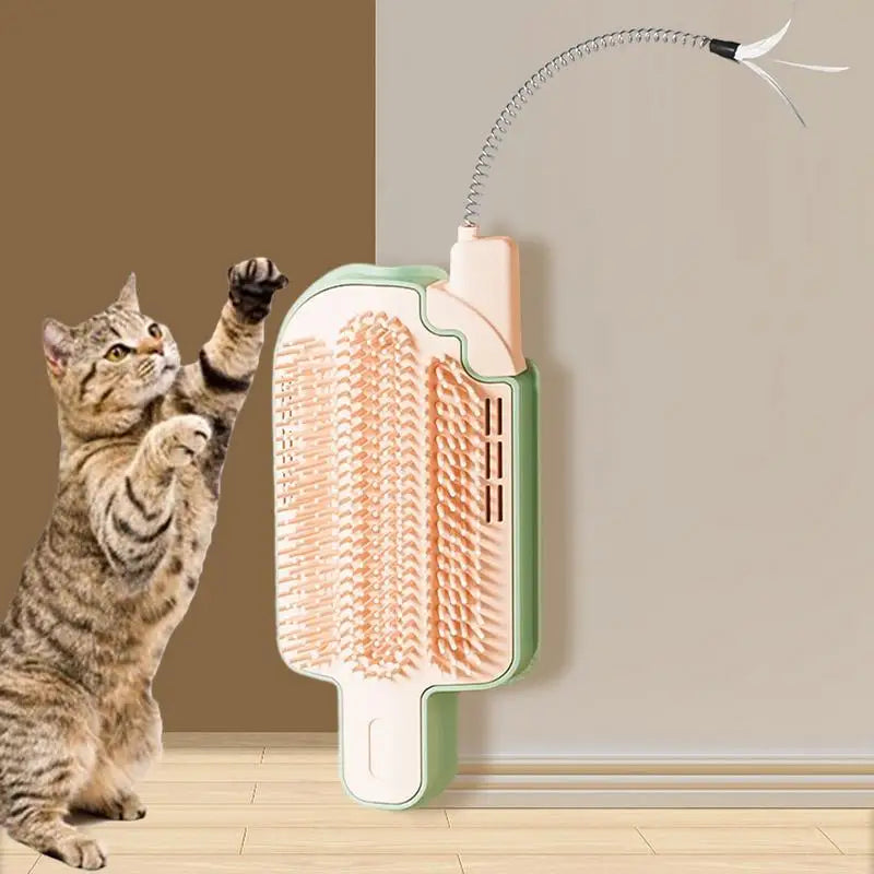 Catnip wall brush: independent relaxation and happy corner