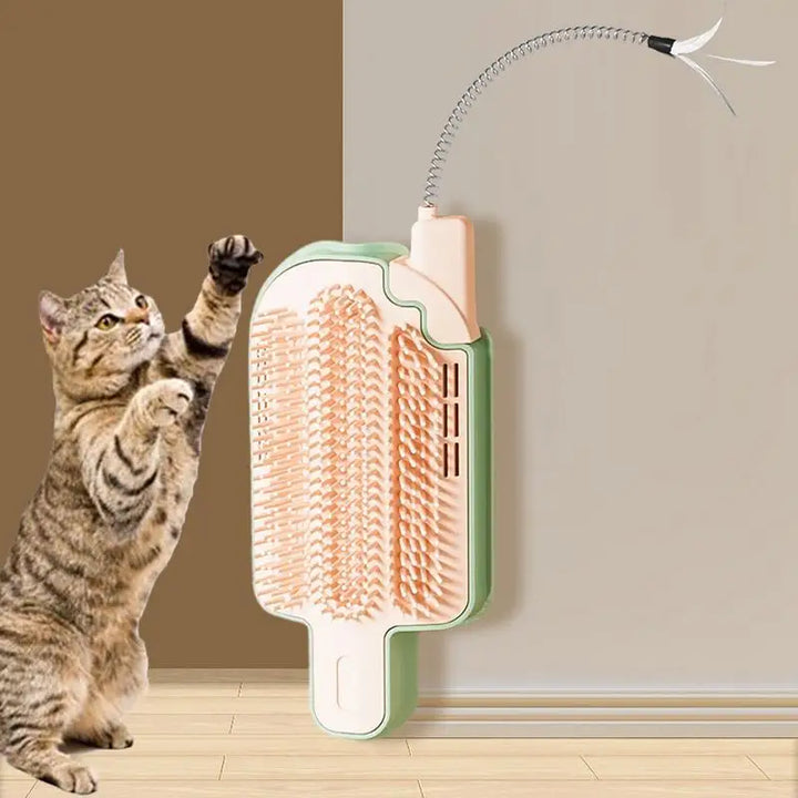 Catnip wall brush: independent relaxation and happy corner
