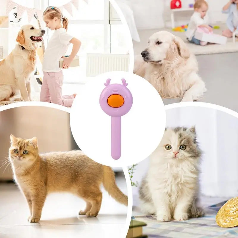 2-in-1 anti-shedding cat comb: gentle care, immediate massage effect