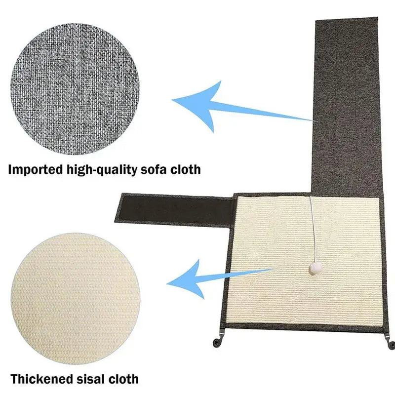 Sisal Scratching Mat – His instinct is intact, so is your sofa