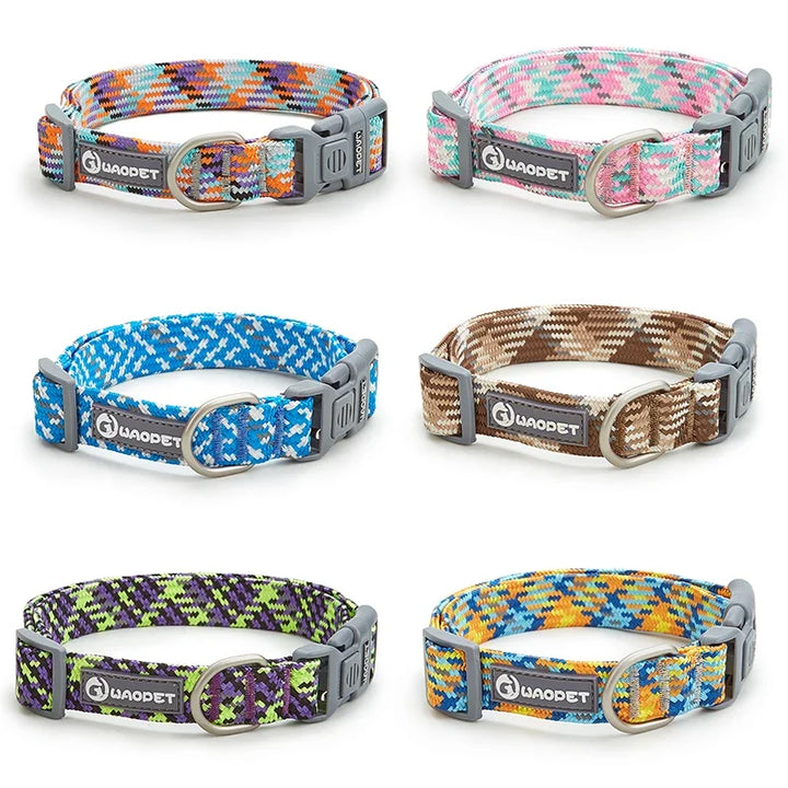 Reflective dog &amp; cat collar: visible at night, discreet in everyday life