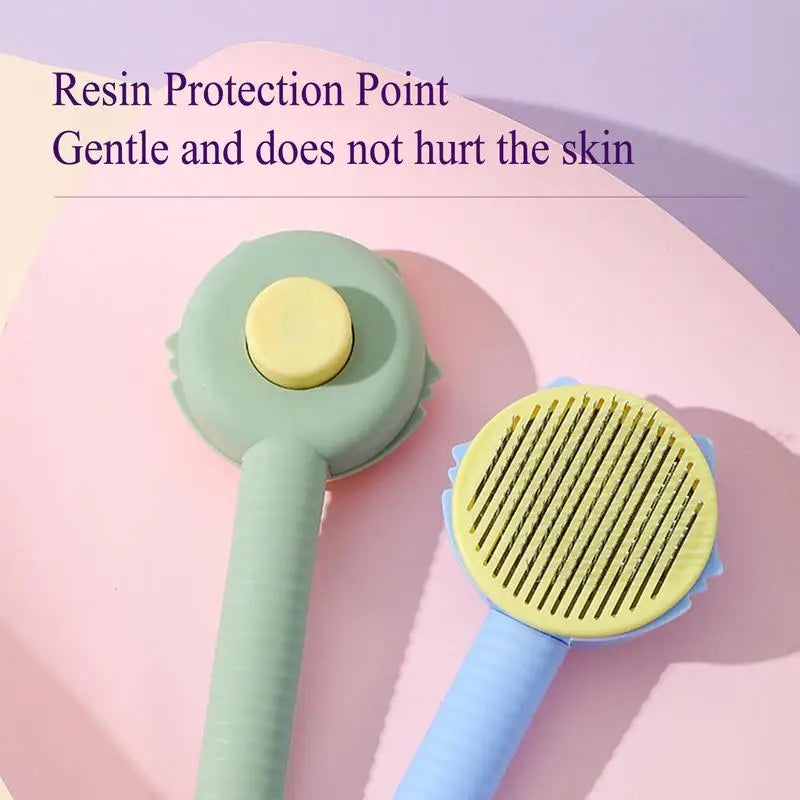 Dog and cat grooming brush: softness, complicity, less hair