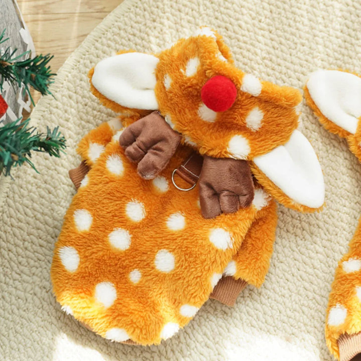 Reindeer Costume for Dogs: Warmth, Softness, Cute Photos
