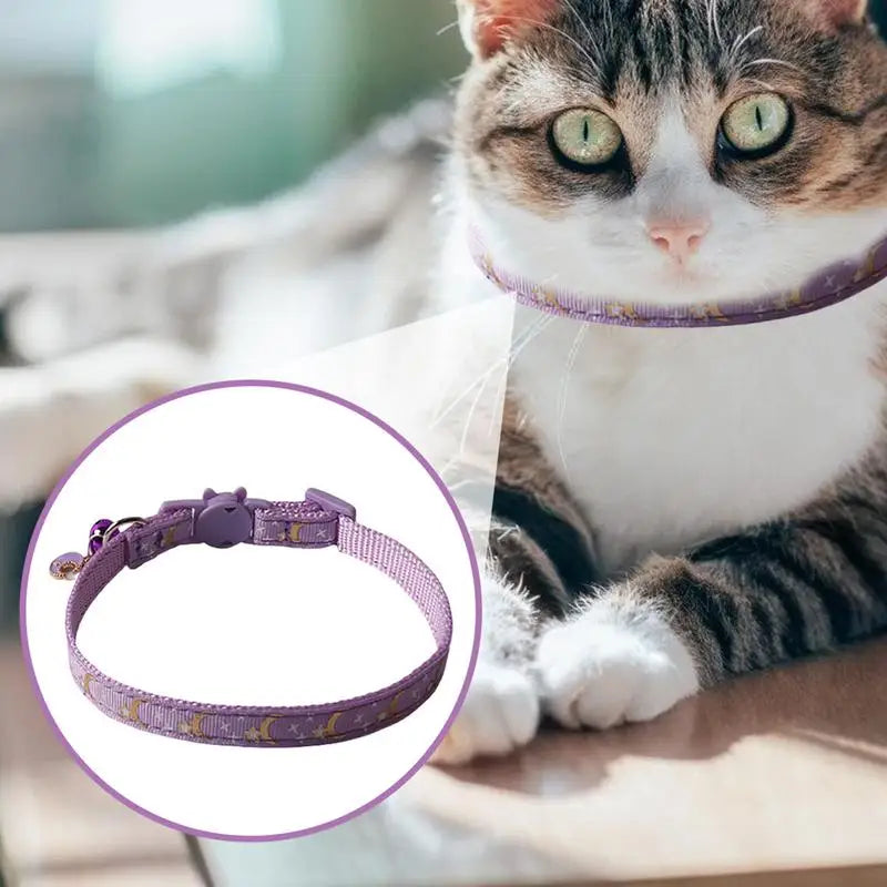 Moon &amp; Star Cat Collar: Sacred Bond &amp; Celestial Style