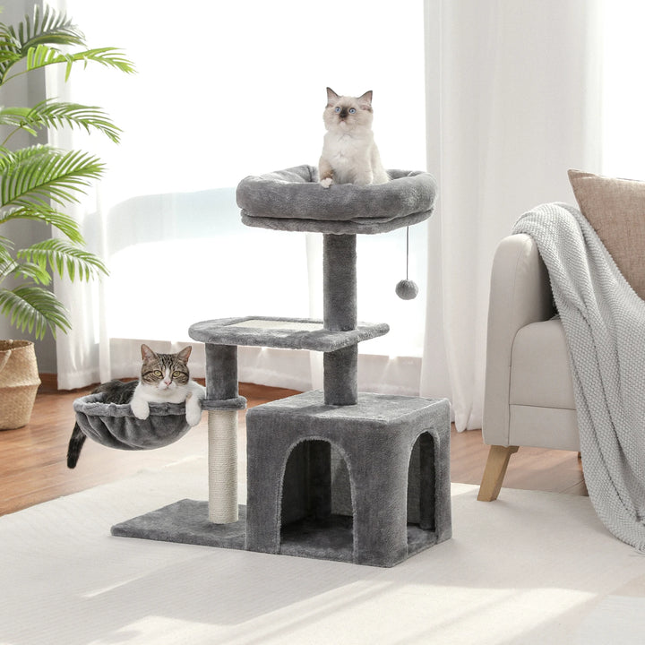 Cat Tower 80 cm – The shelter for cuddly and playful little cats