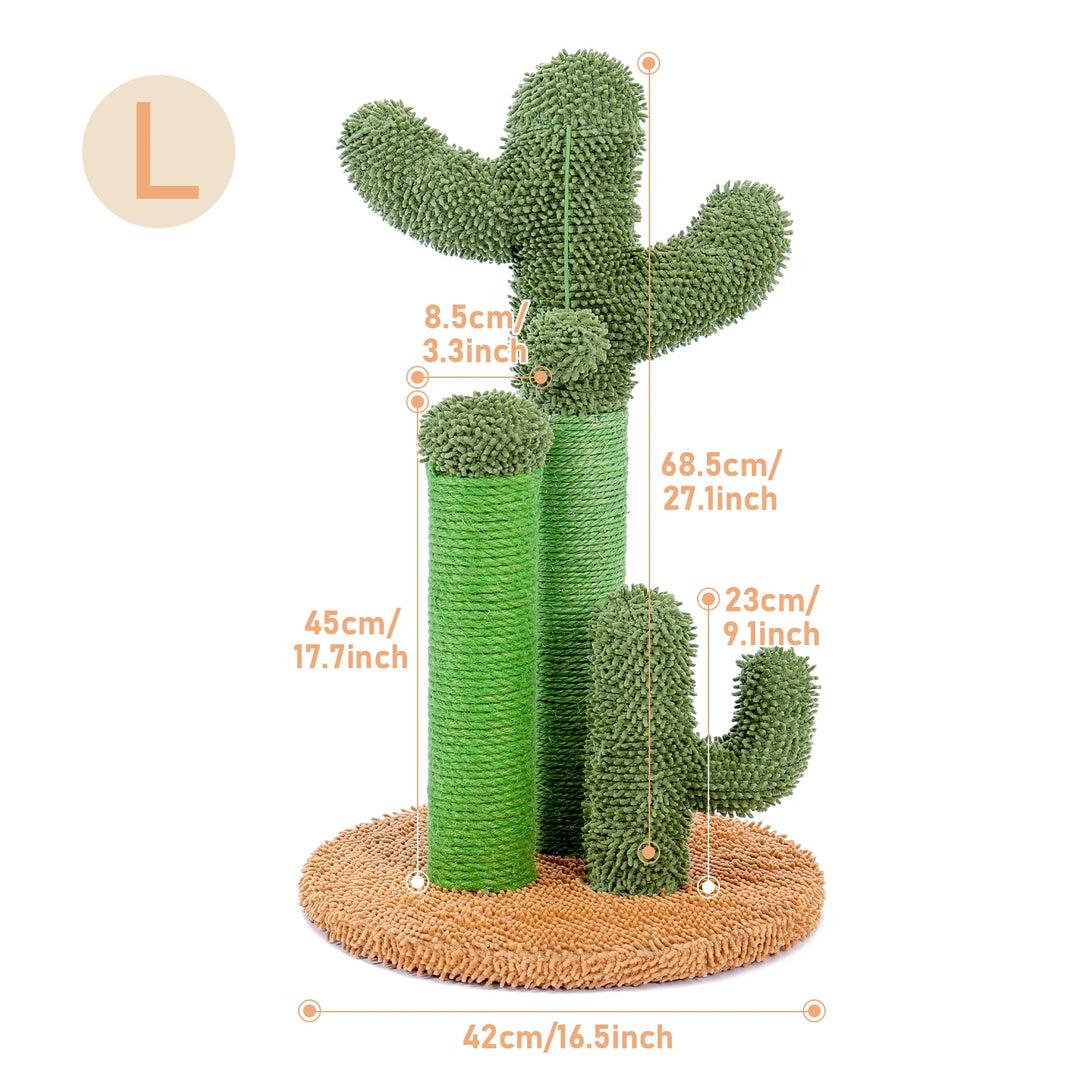Cactus cat scratcher that channels instinct with style