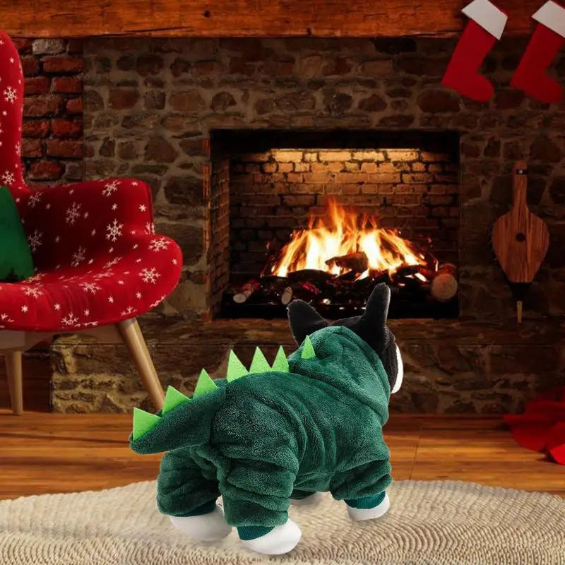 Dinosaur sweatshirt for dogs or cats: warmth, cuteness, memories