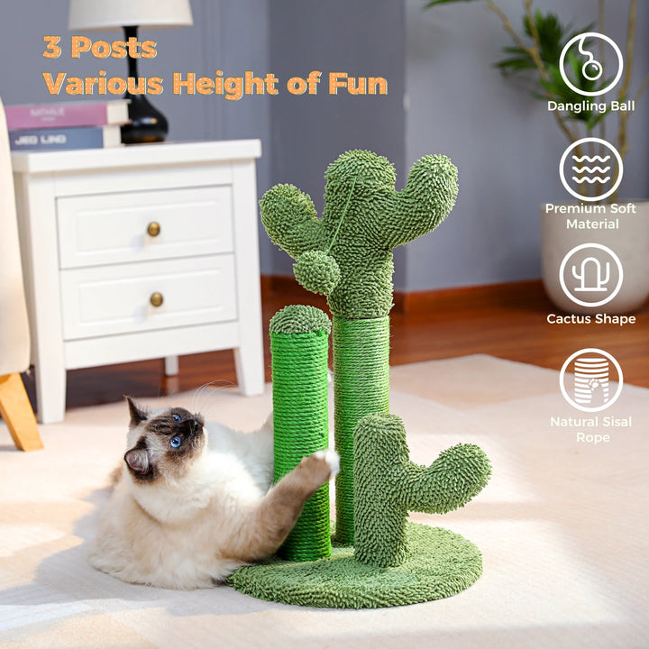 Cactus cat scratcher that channels instinct with style